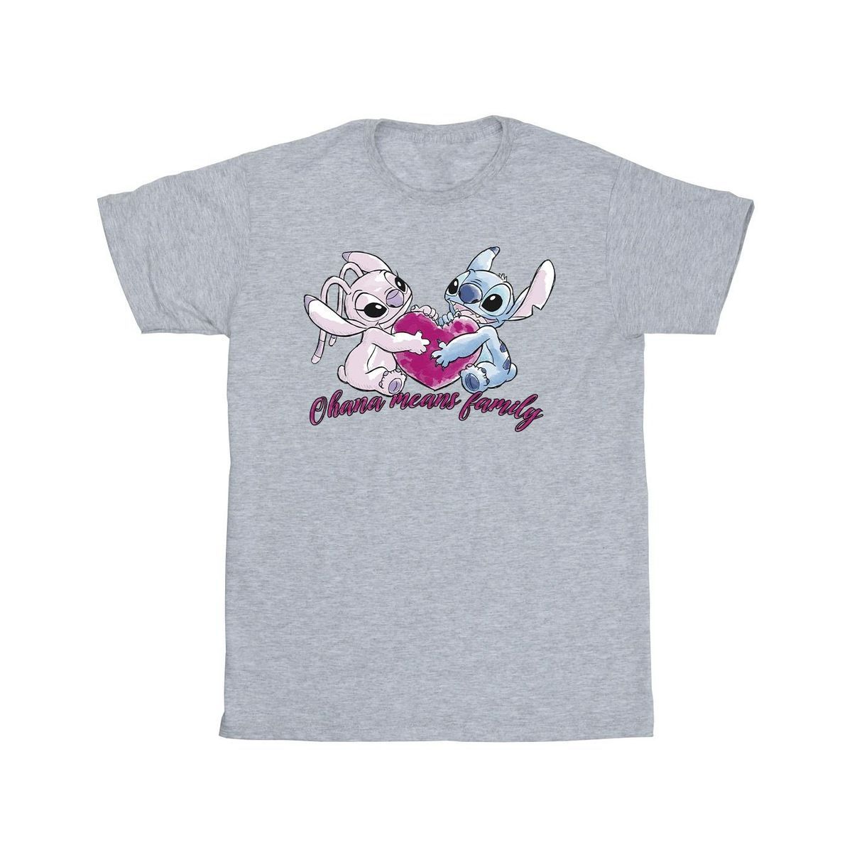 Lilo und Stitch Ohana Herz T-Shirt