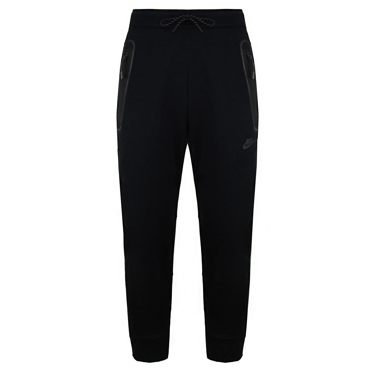 Schwarze Fleece-Jogginghose für Herren