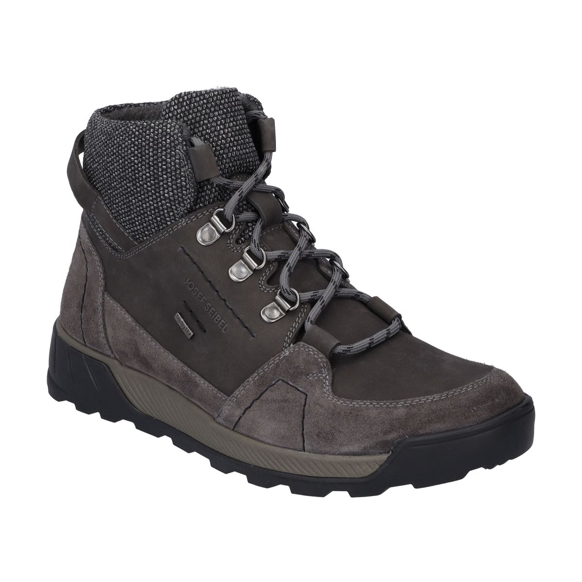 Grauer Schnürstiefel