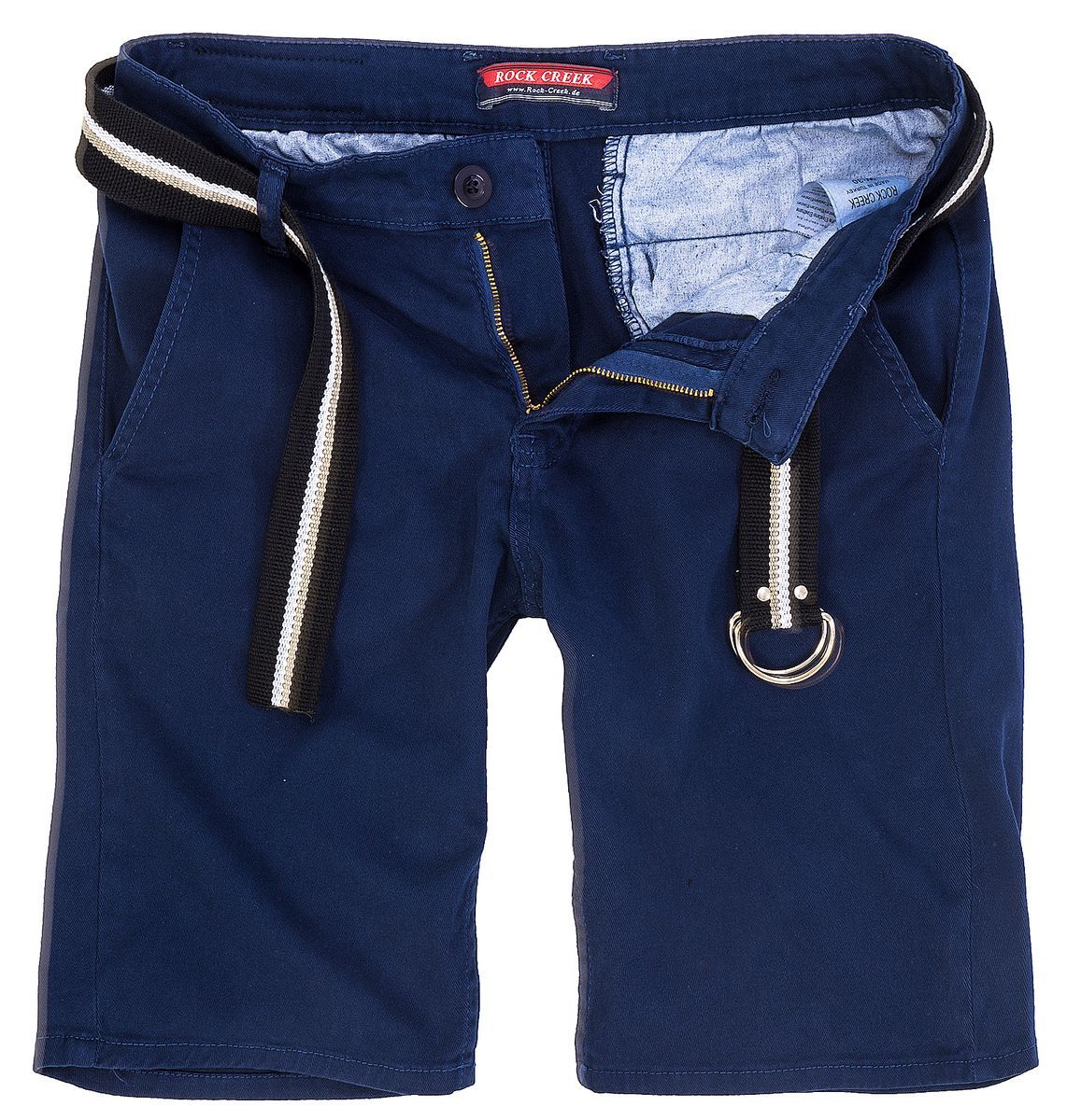 Herren Chino Shorts mit Gürtel