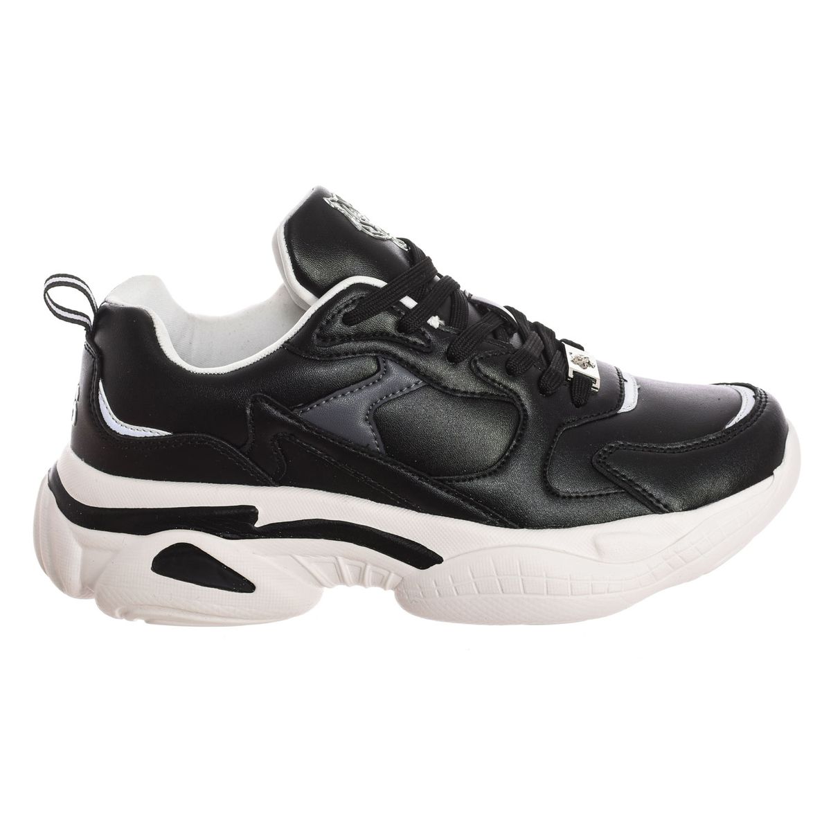 Marineblaue klobige Mode-Sneakers