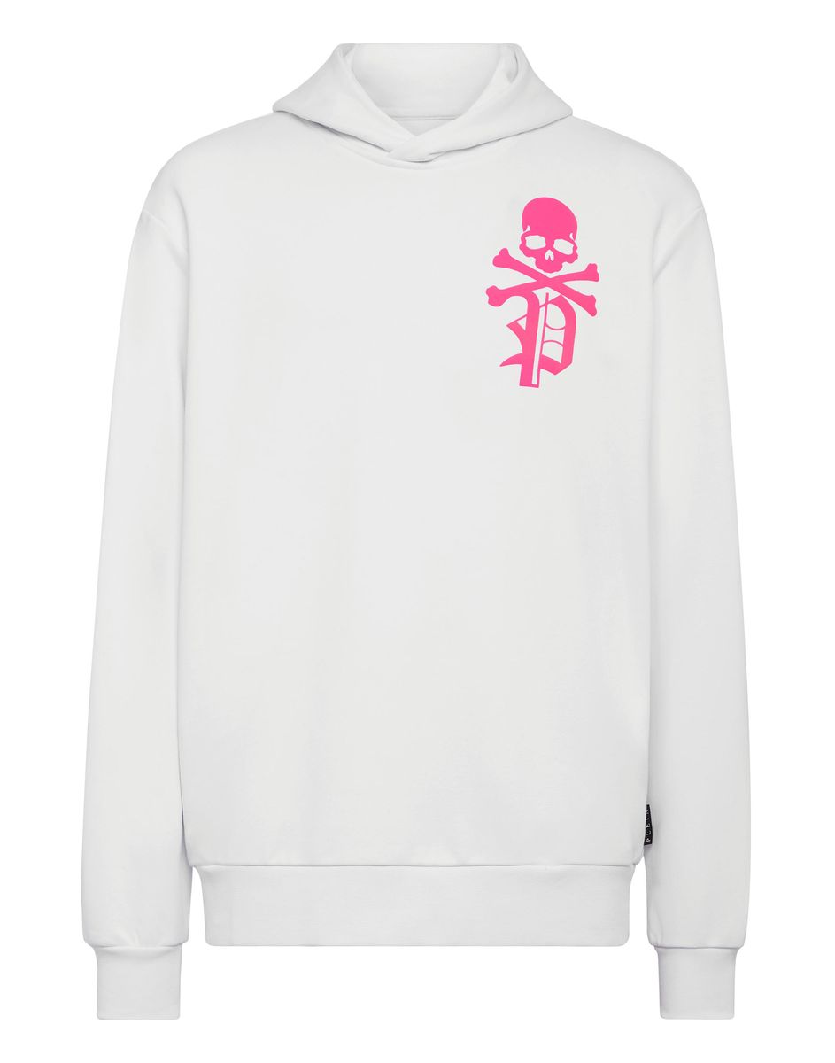 Kapuzenpullover mit Gothic-Grafikprint