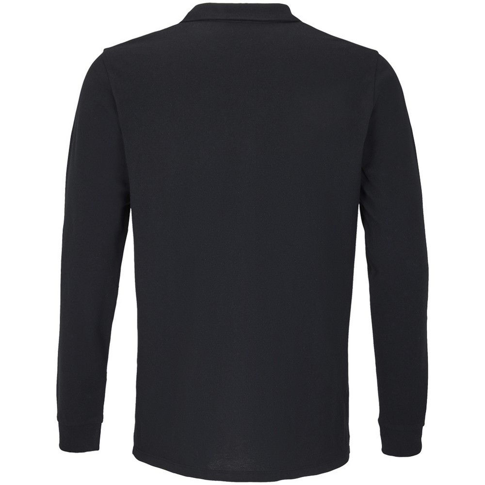 Langarm-Poloshirt aus Bio-Baumwolle