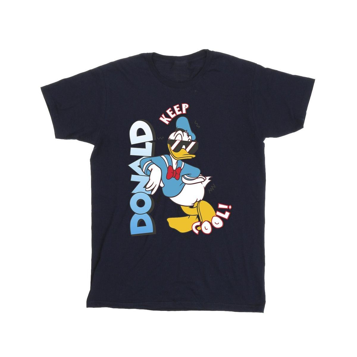Disney - "Donald Duck Cool" T-Shirt für Herren (Marineblau)