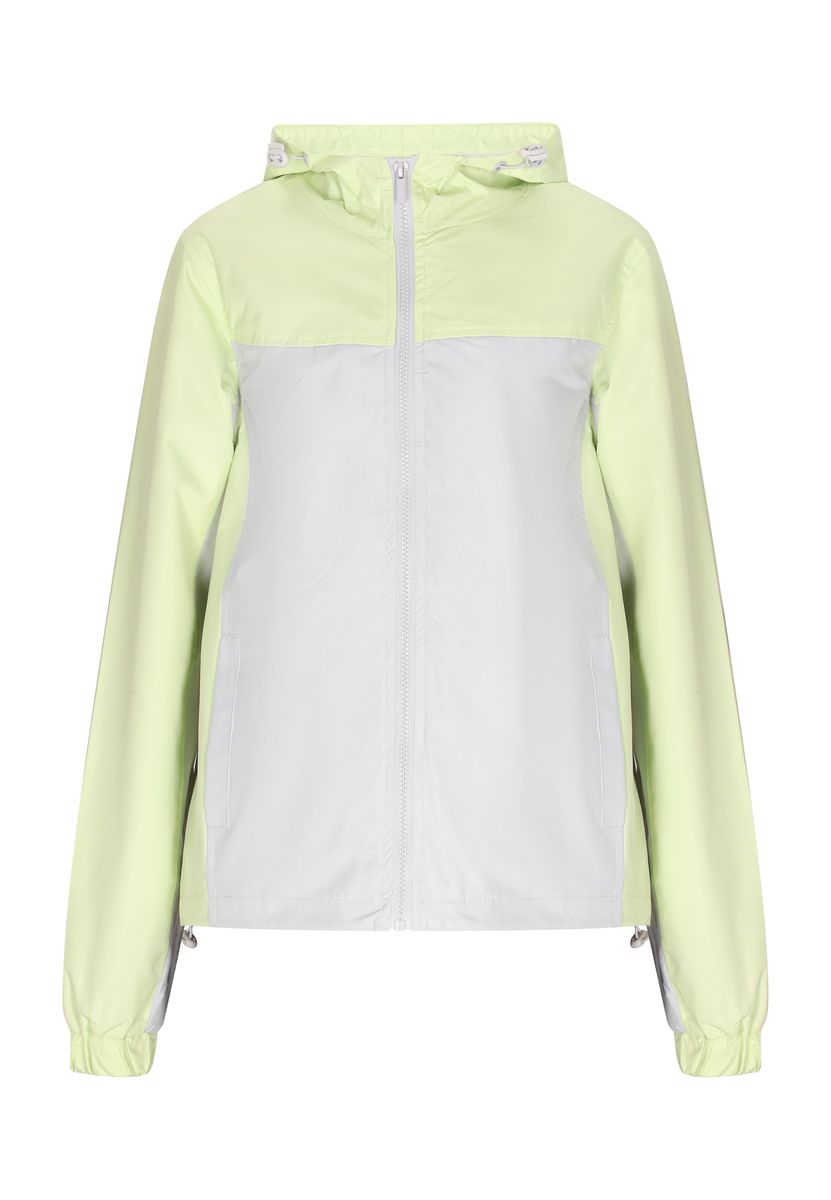 Mymo Jacke Damen Helles Grau Limette