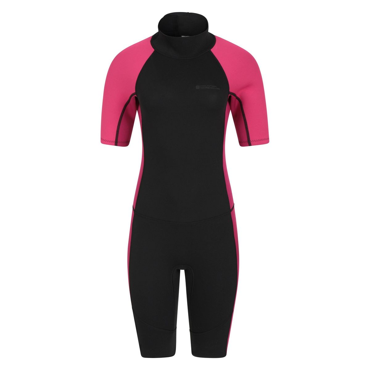 Mountain Warehouse Kurzer Neoprenanzug für Frauen/Damen (Schwarz)
