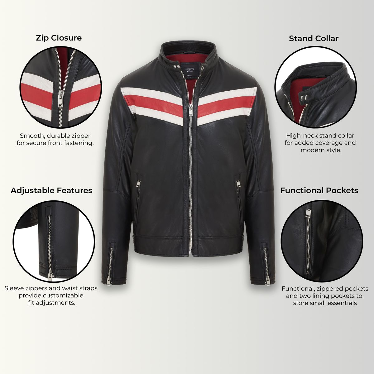 Aniak Café Racer Bikerjacke