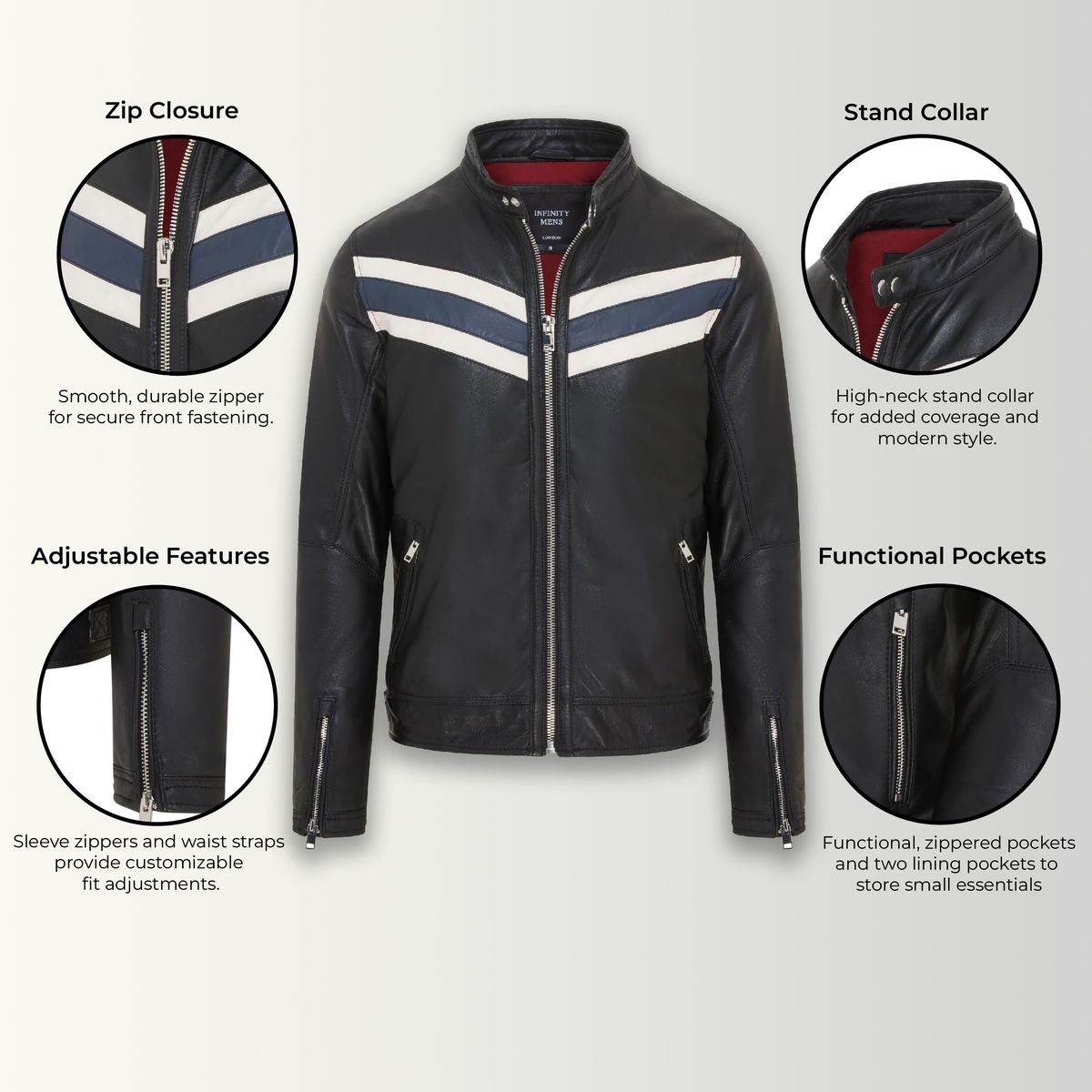 Aniak Café Racer Bikerjacke