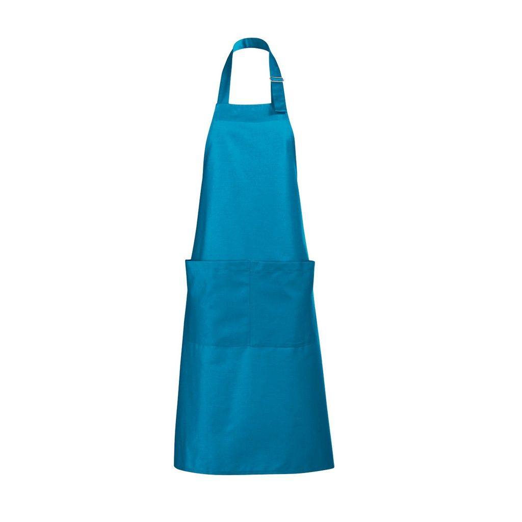 Unisex Kochschürze mit Taschen, Unifarben