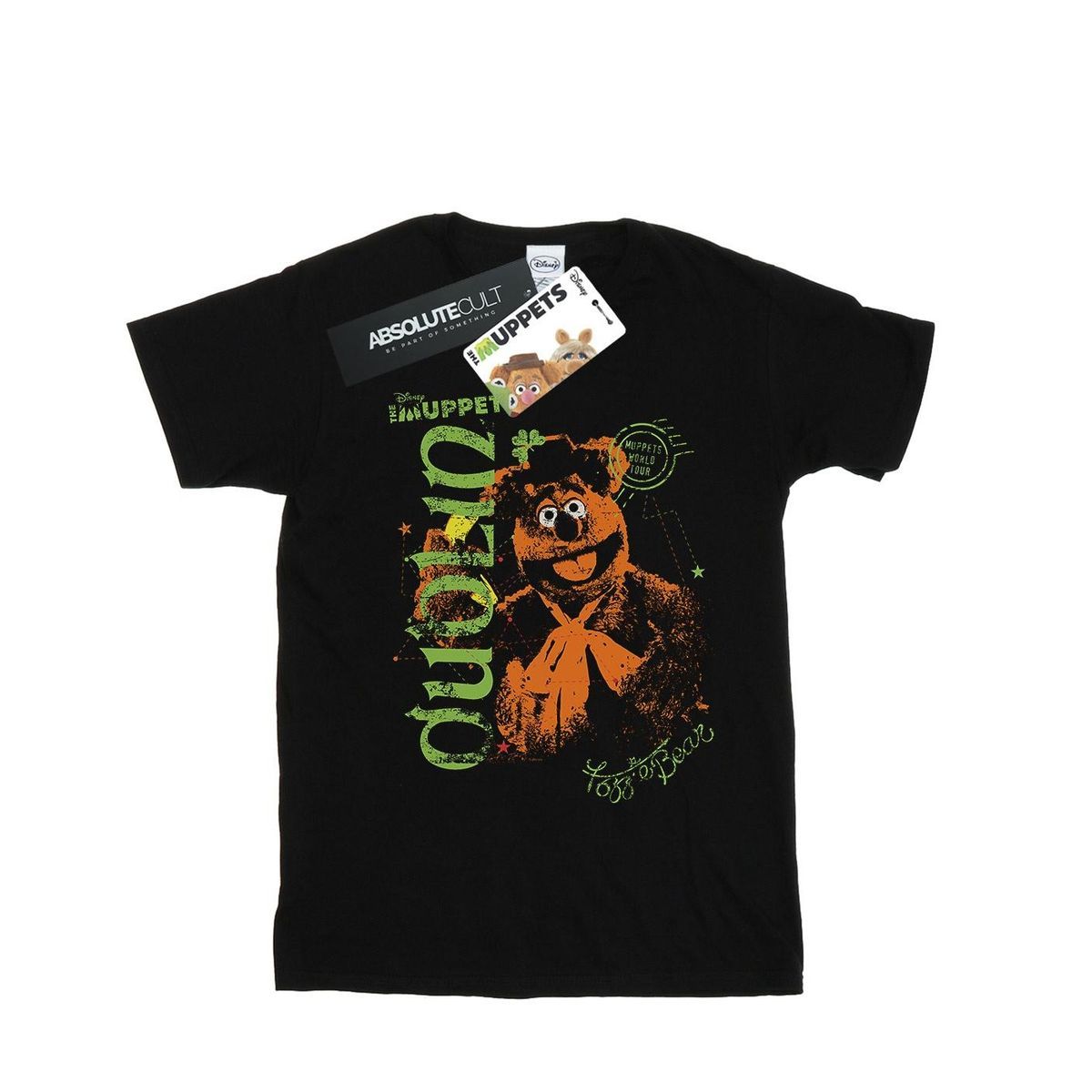 Disney - "The Muppets Fozzie Bear In Dublin" T-Shirt für Herren (Schwarz)