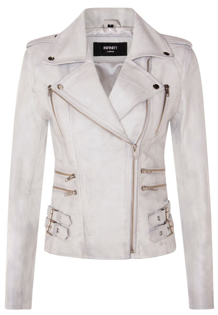 Gelbe Lederjacke Brando Bikerstil