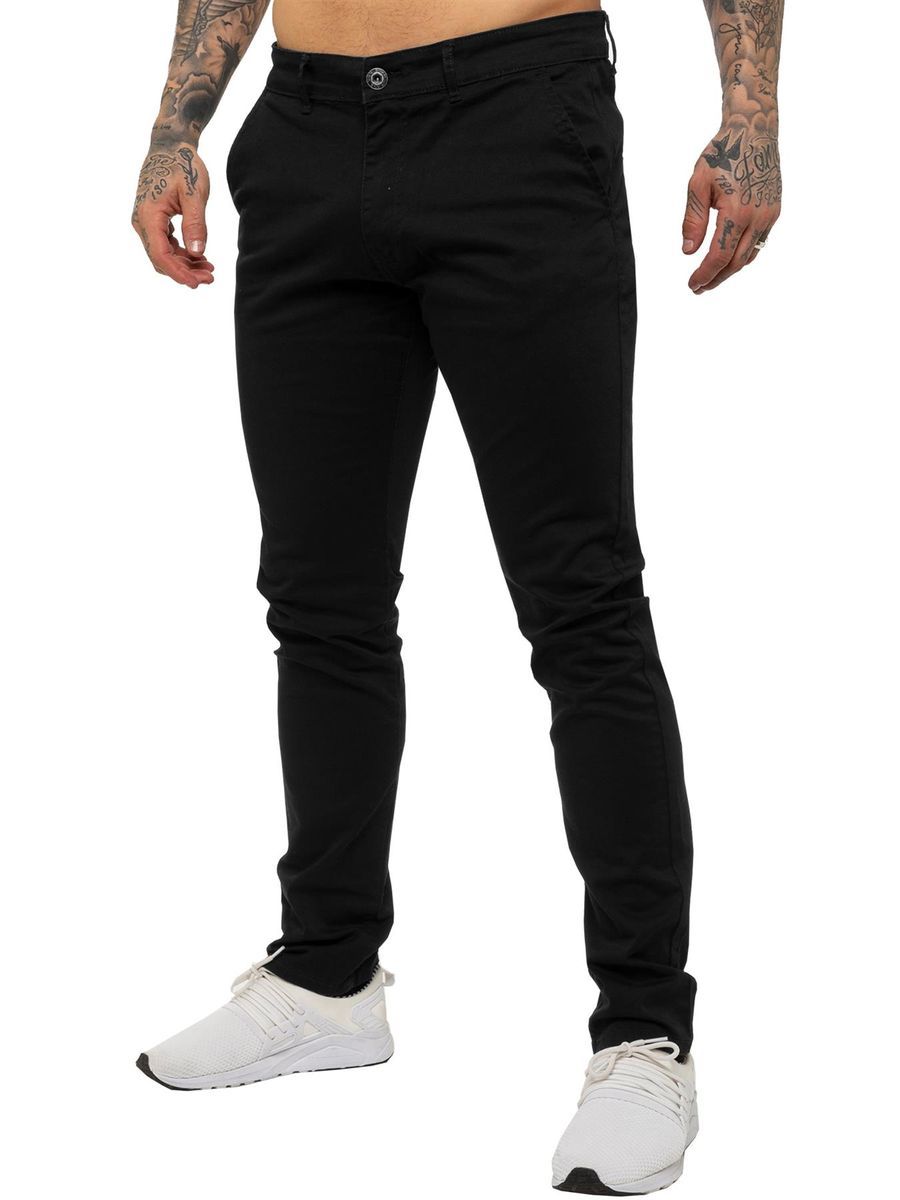 Herren Slim Fit Chino Hose