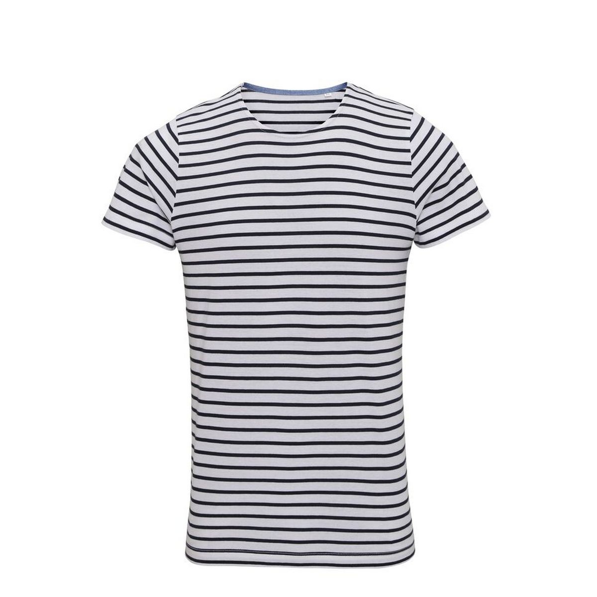 Gestreiftes Kurzarm T-Shirt Marinière