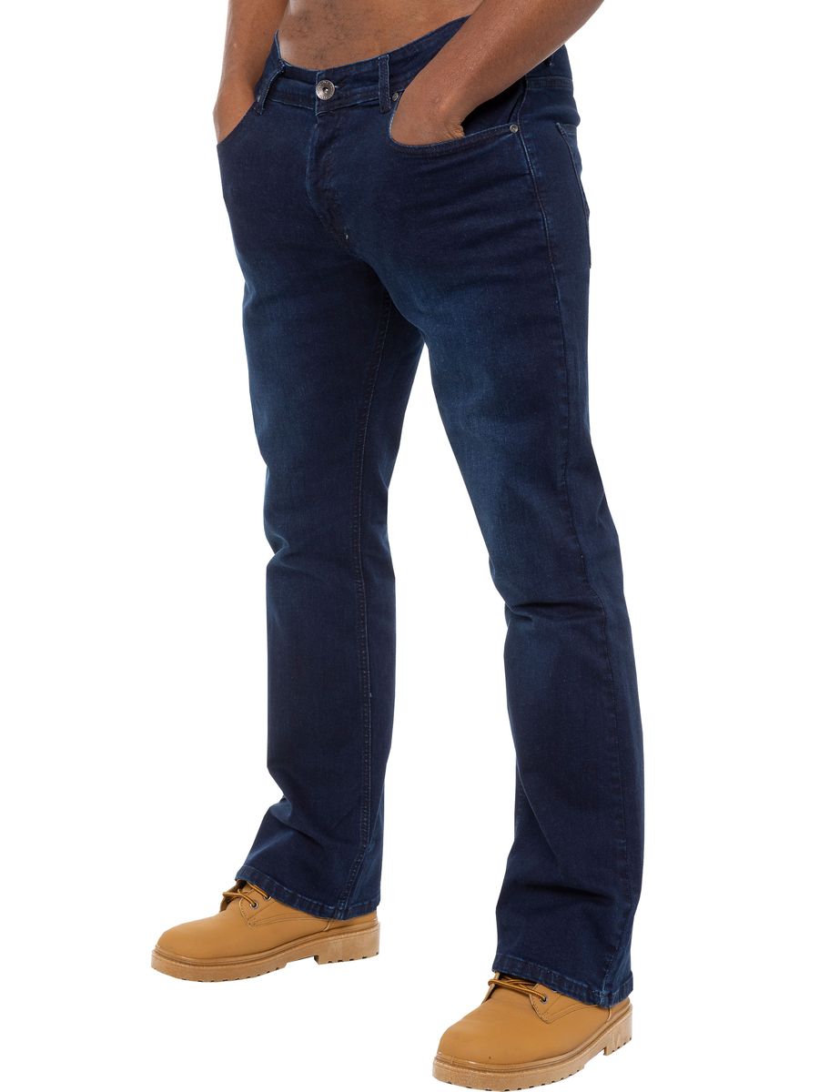 Herren Bootcut Stretch Denim Jeans