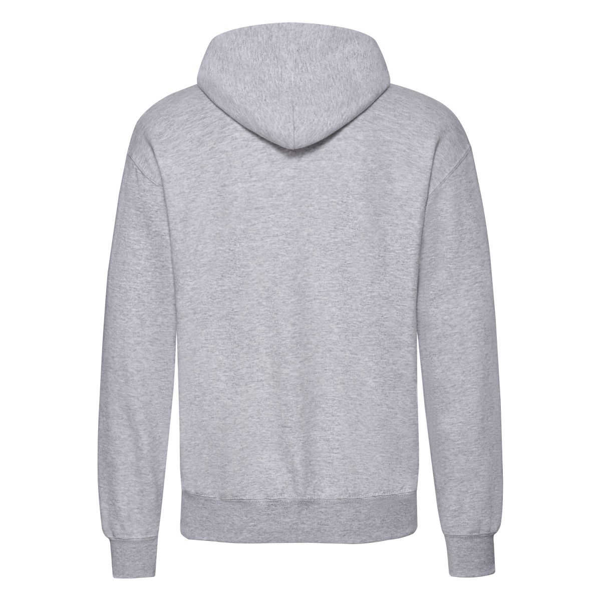 Klassischer Kapuzenpullover in Melange-Optik
