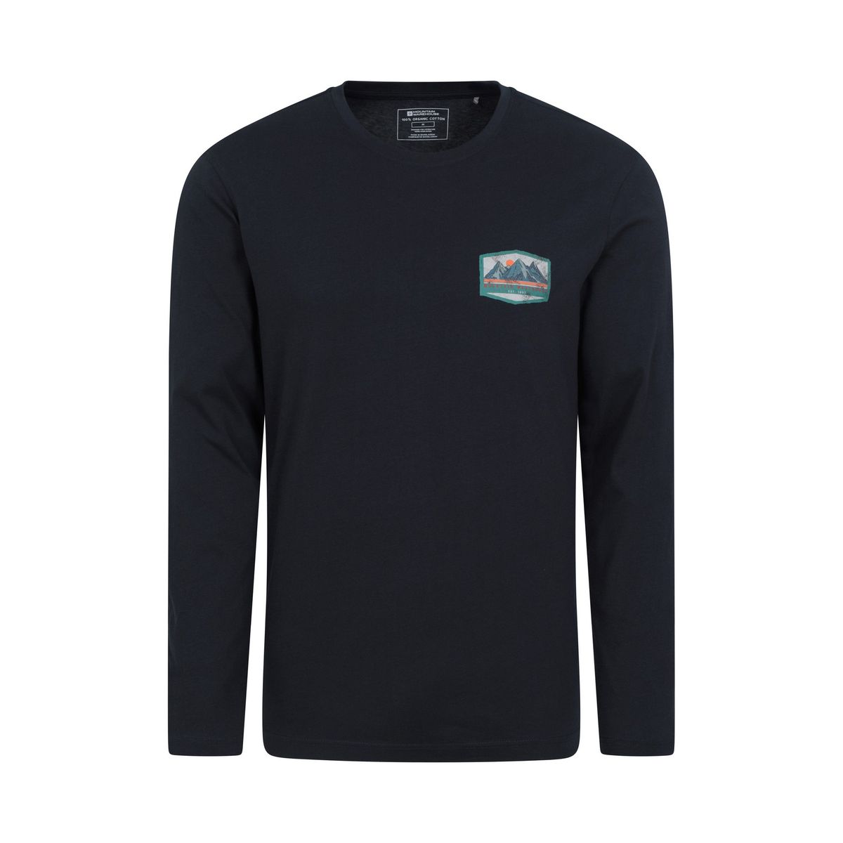 Herren Langarm Grafik T-Shirt