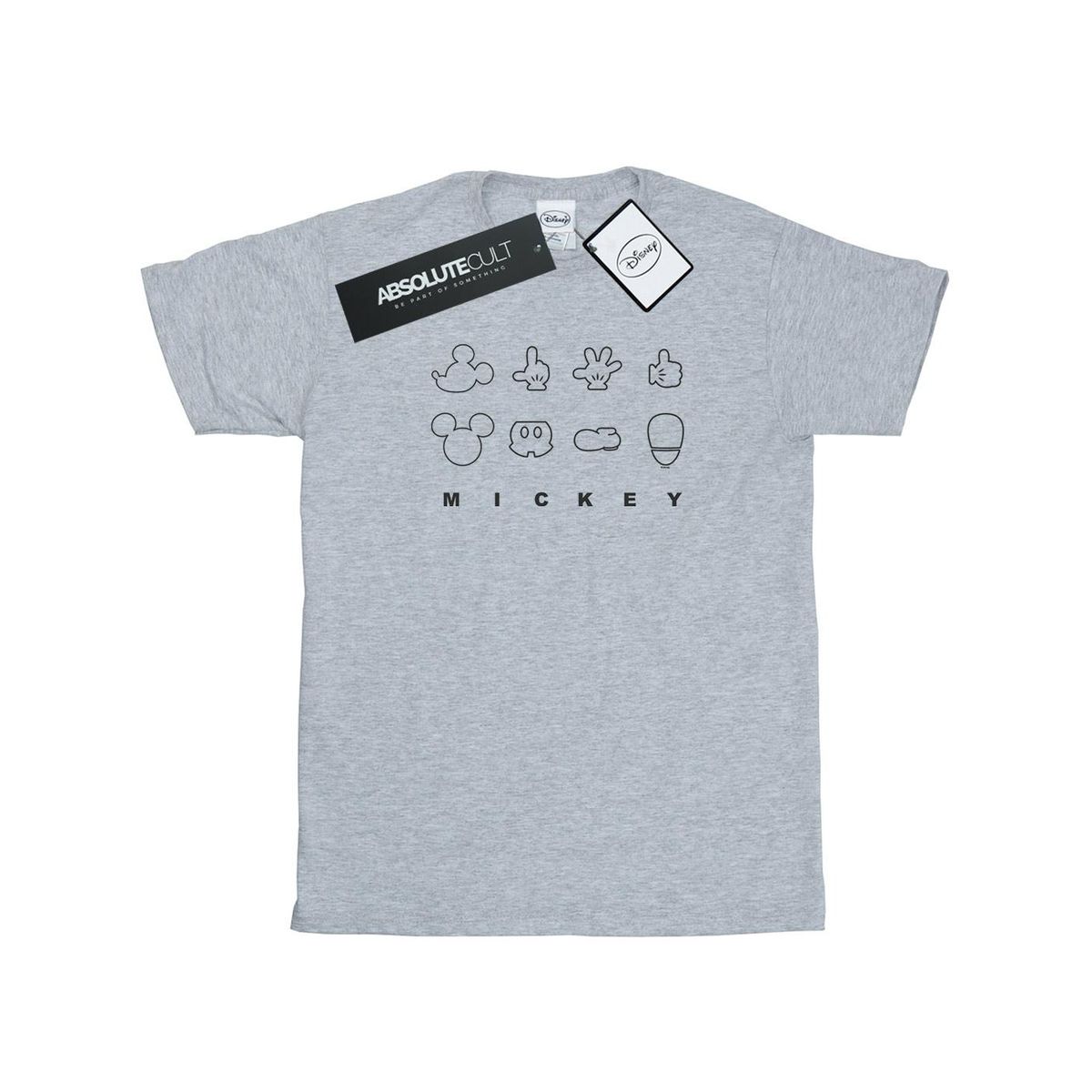 Dekonstruiertes Grafik-Shirt mit Zeichentrickmotiven