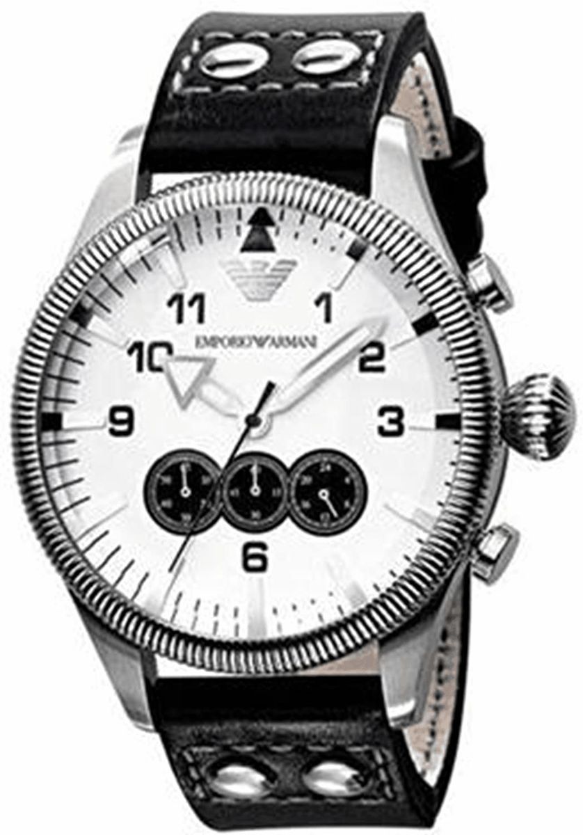 Silberne Edelstahl Quarz Armbanduhr