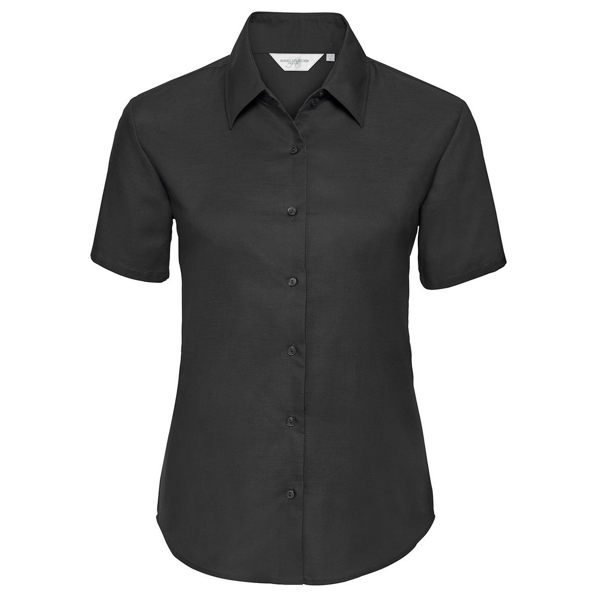 Russell Collection - Hemd für Damen kurzärmlig (Schwarz)