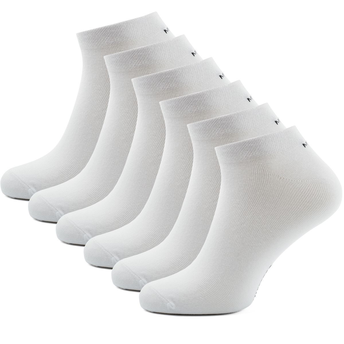 Weiße Sneaker Socken aus Baumwollmischung