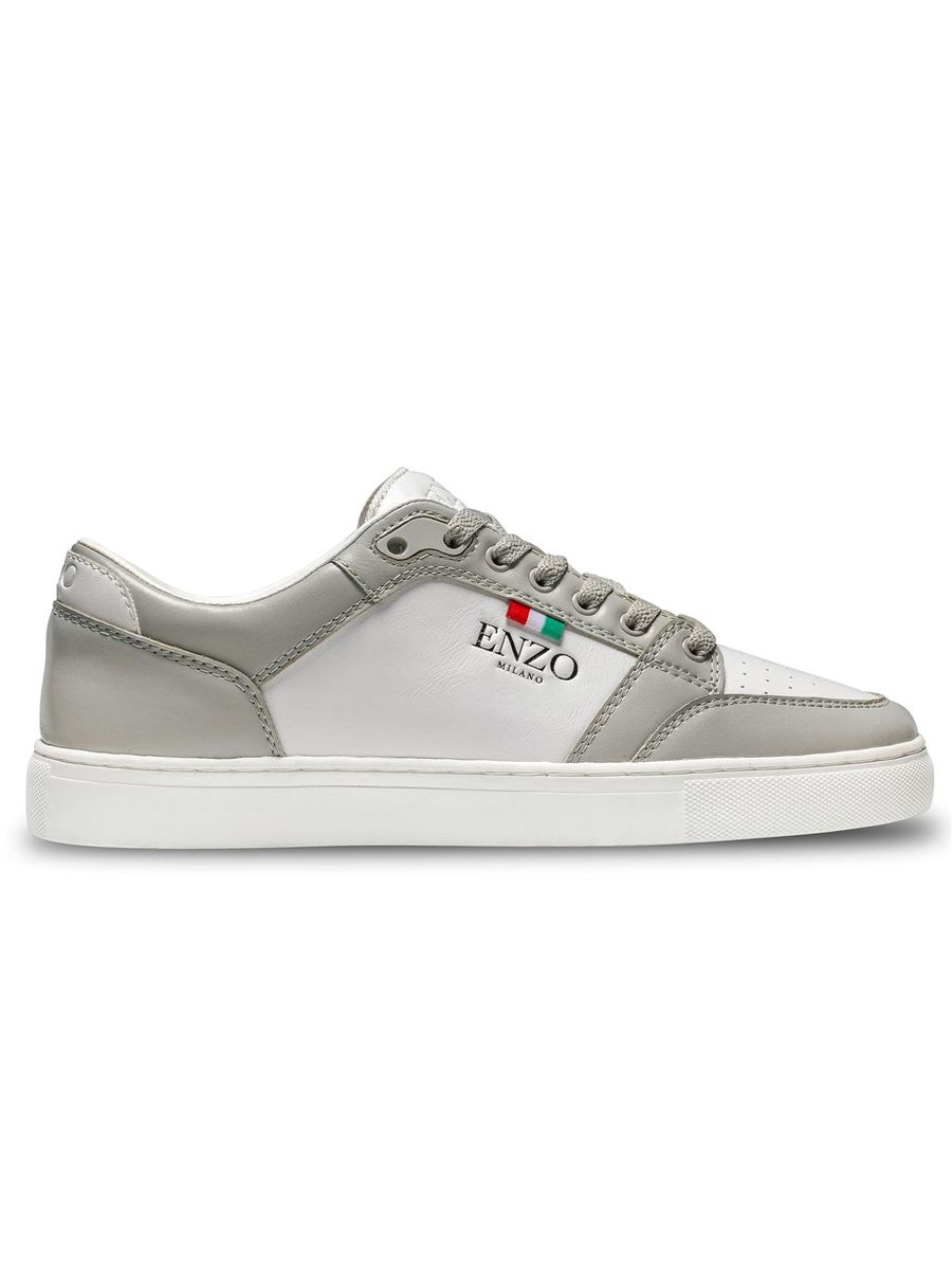 Klassische, italienisch inspirierte Low-Top-Sneakers
