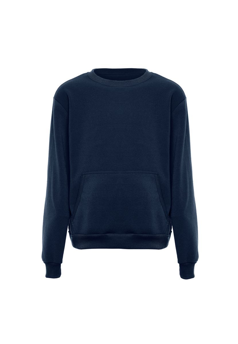 Klassisches Herren Sweatshirt mit Rundhalsausschnitt