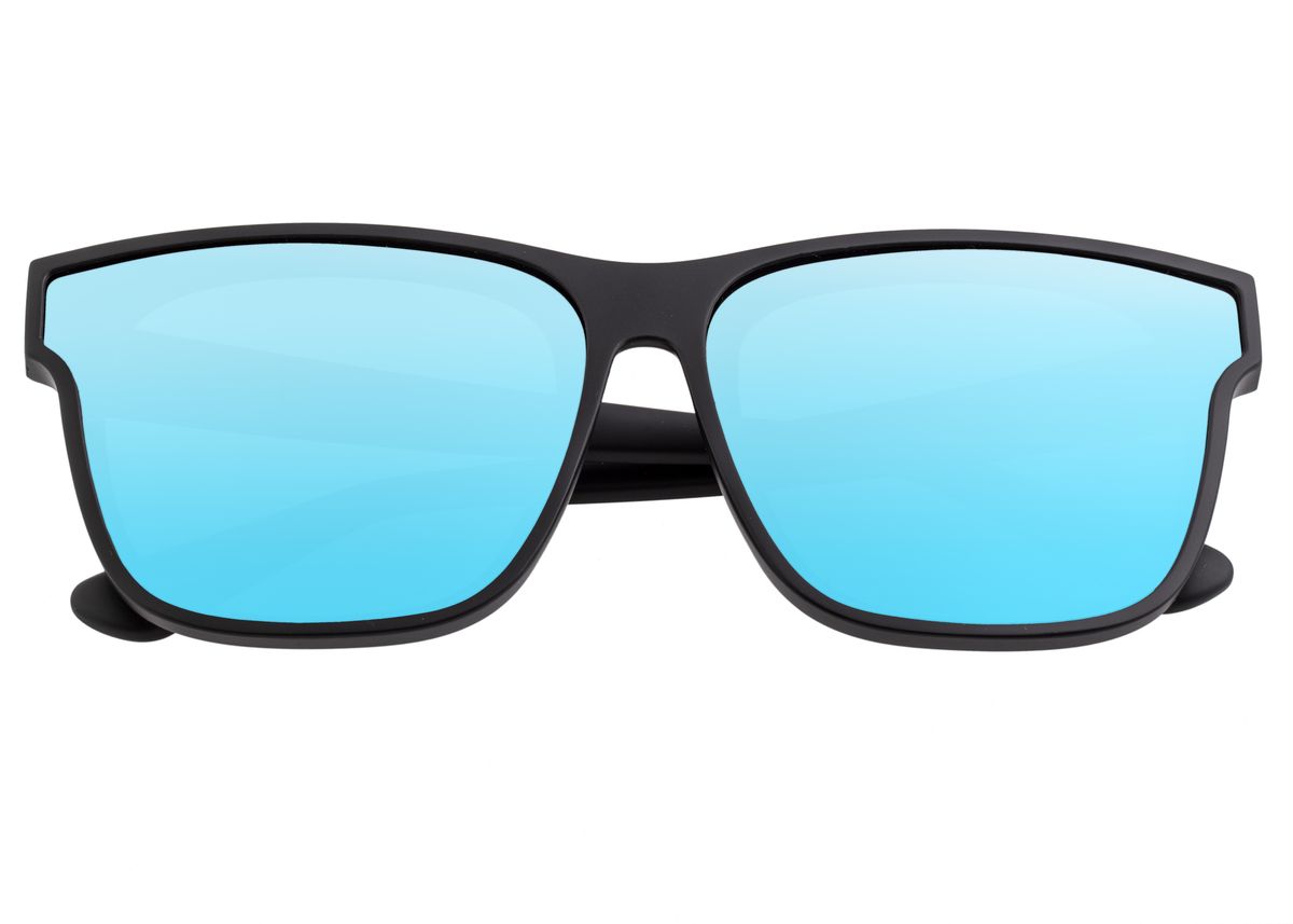 Polarisierte Sonnenbrille mit verspiegelten Gläsern