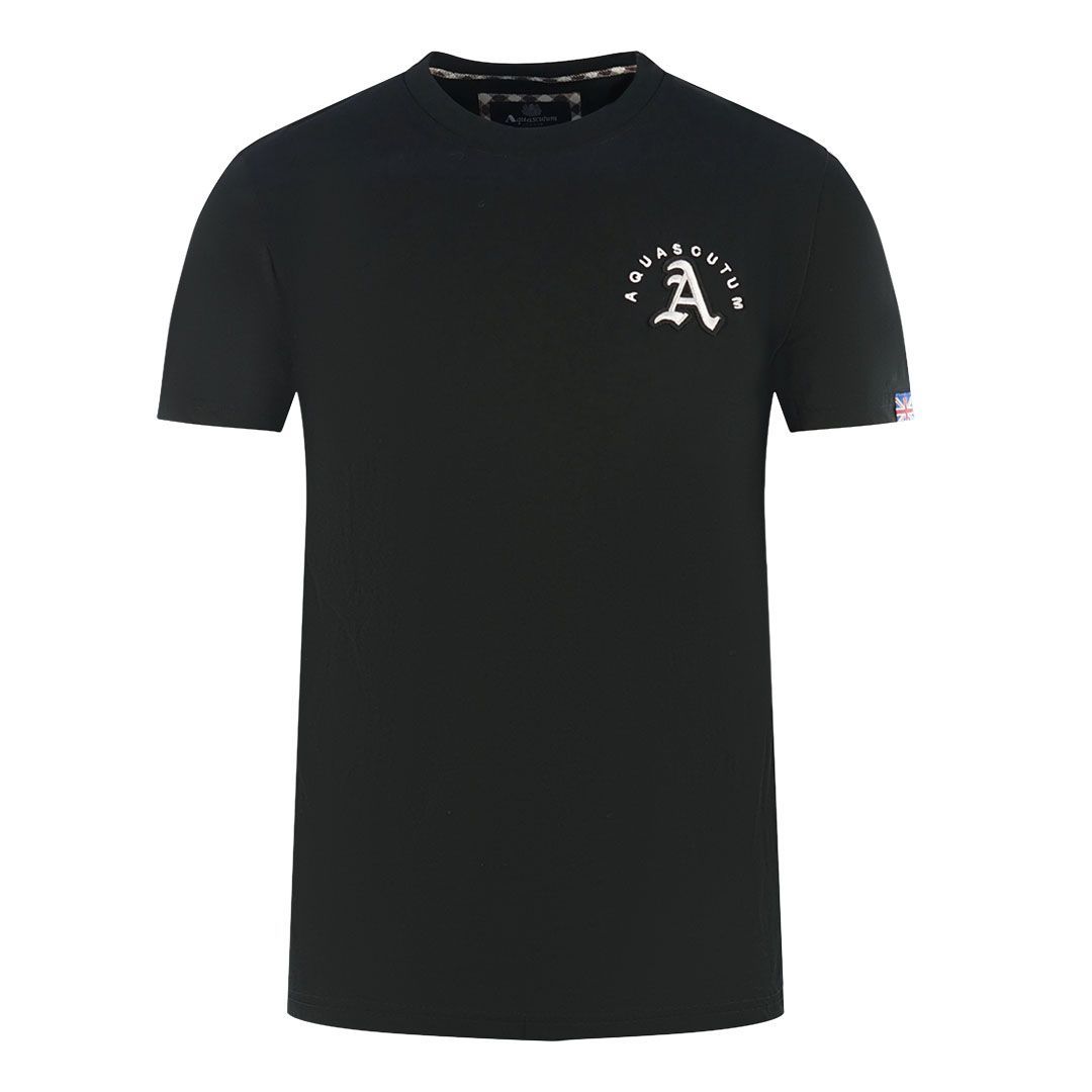 T-Shirt mit kurzem Ärmel und gesticktem Logo