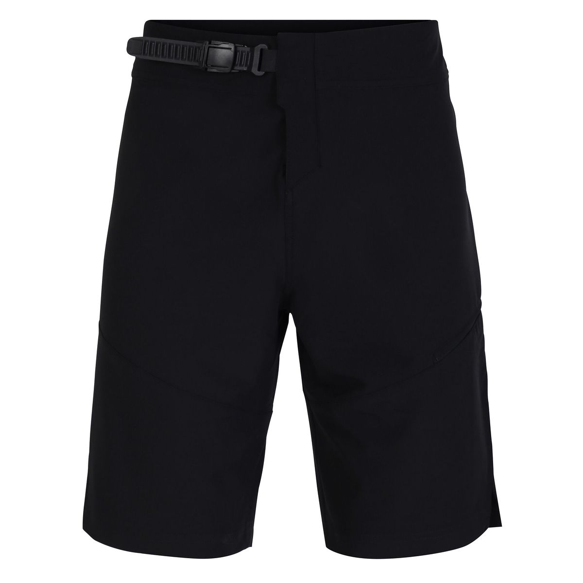 Herren Radshorts, einfarbig Schwarz