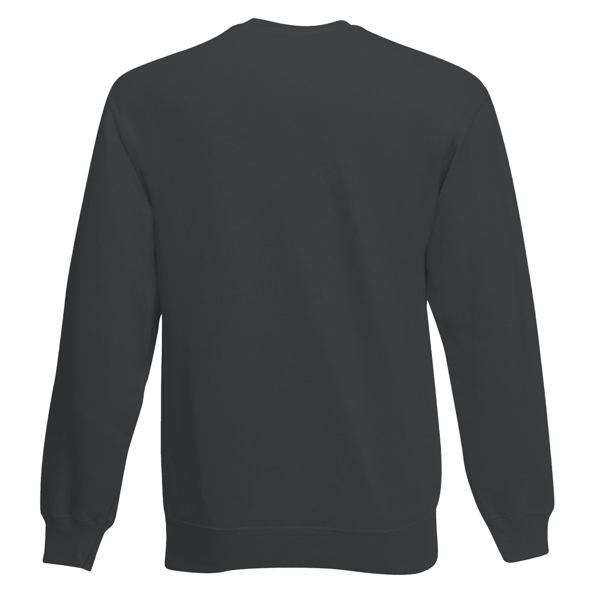Klassisches Baumwoll-Sweatshirt mit Rundhals