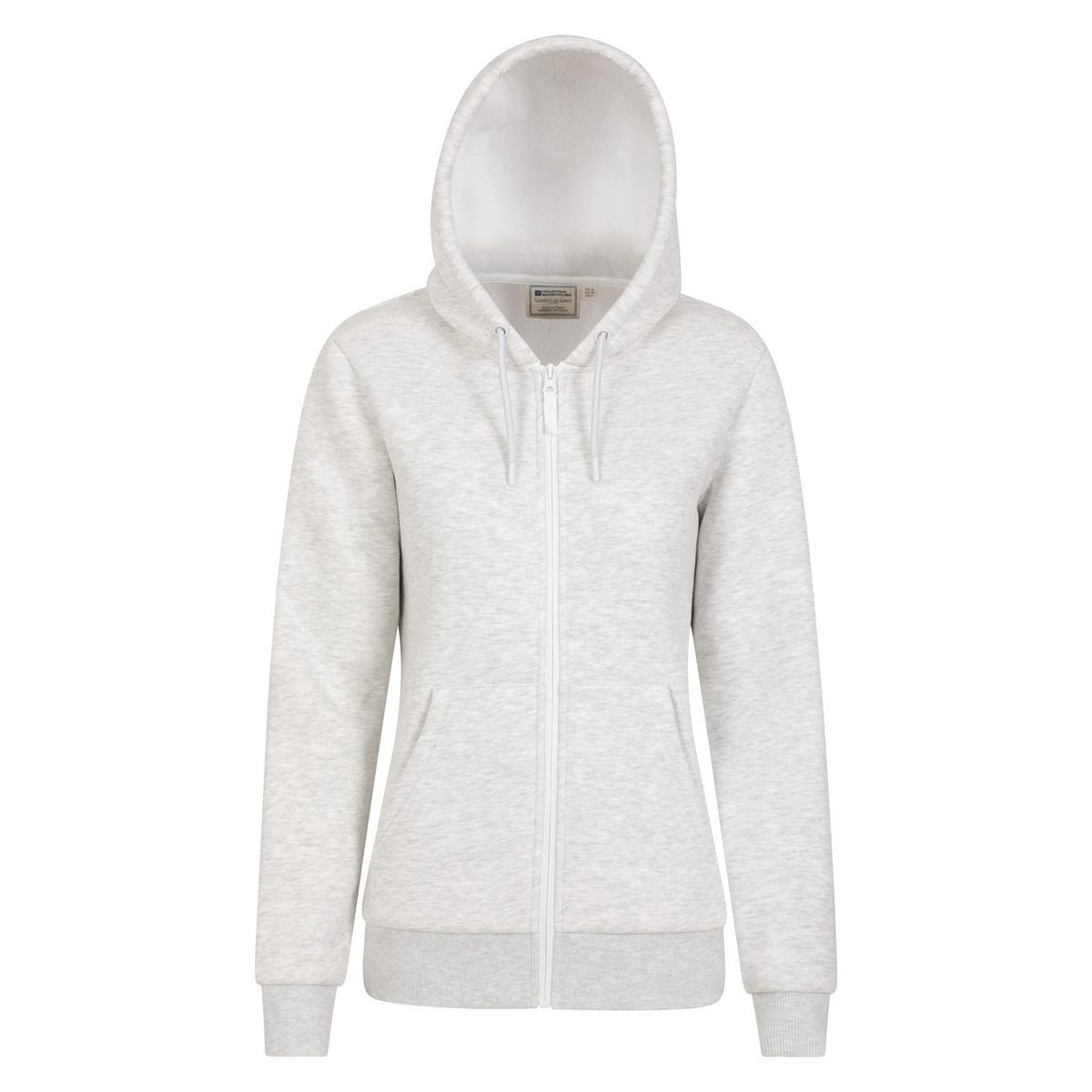 Mountain Warehouse Damen/Damen Dalton Sherpa gefüttert Full Zip Hoodie (Hellgrau)