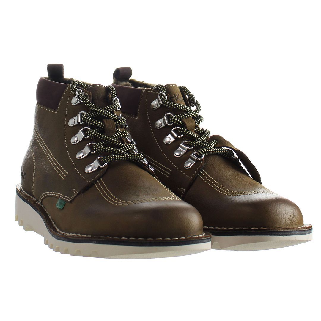 Robuste winterfeste Leder-Stiefeletten