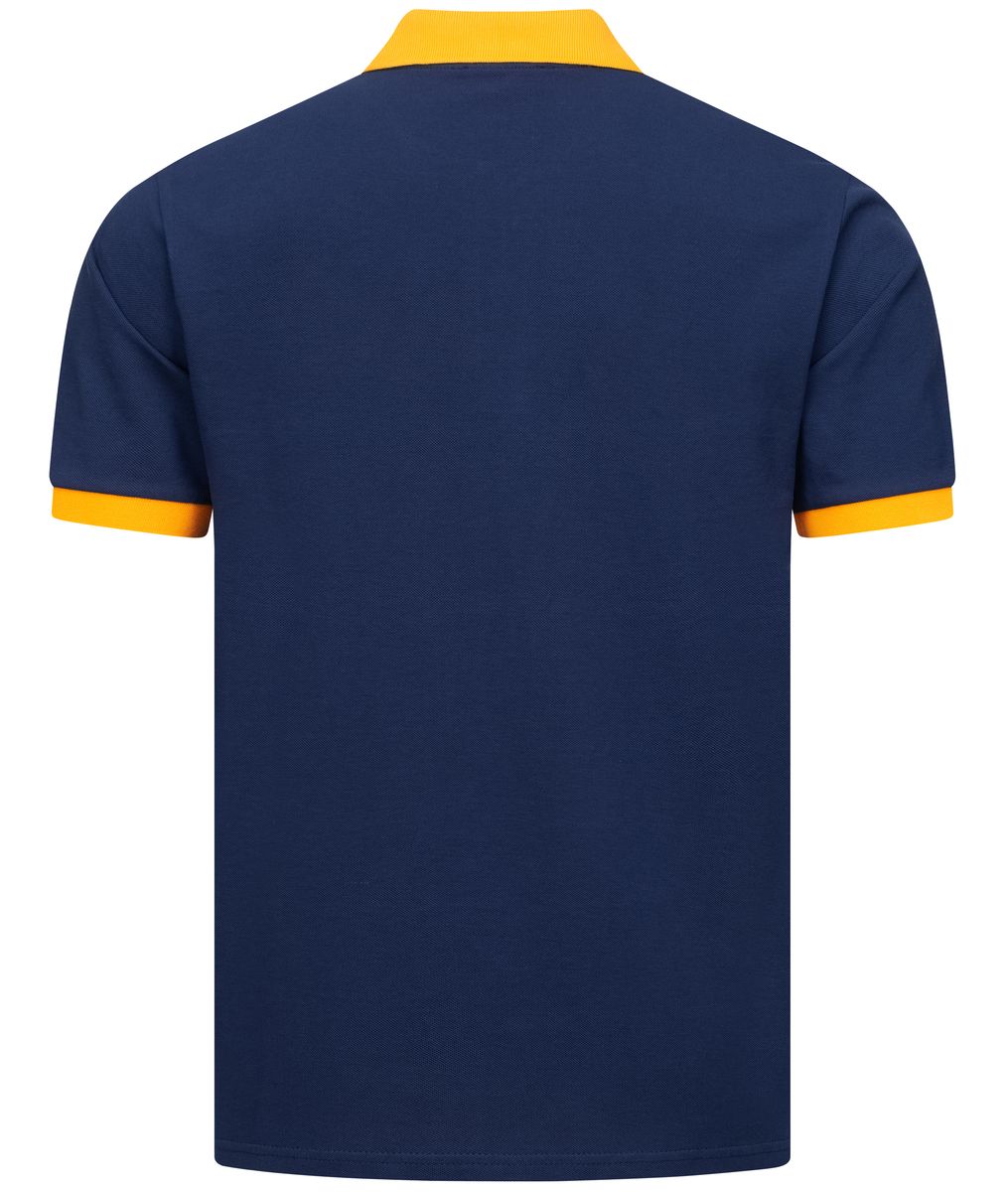 Sportliches Color-Block Piqué-Poloshirt