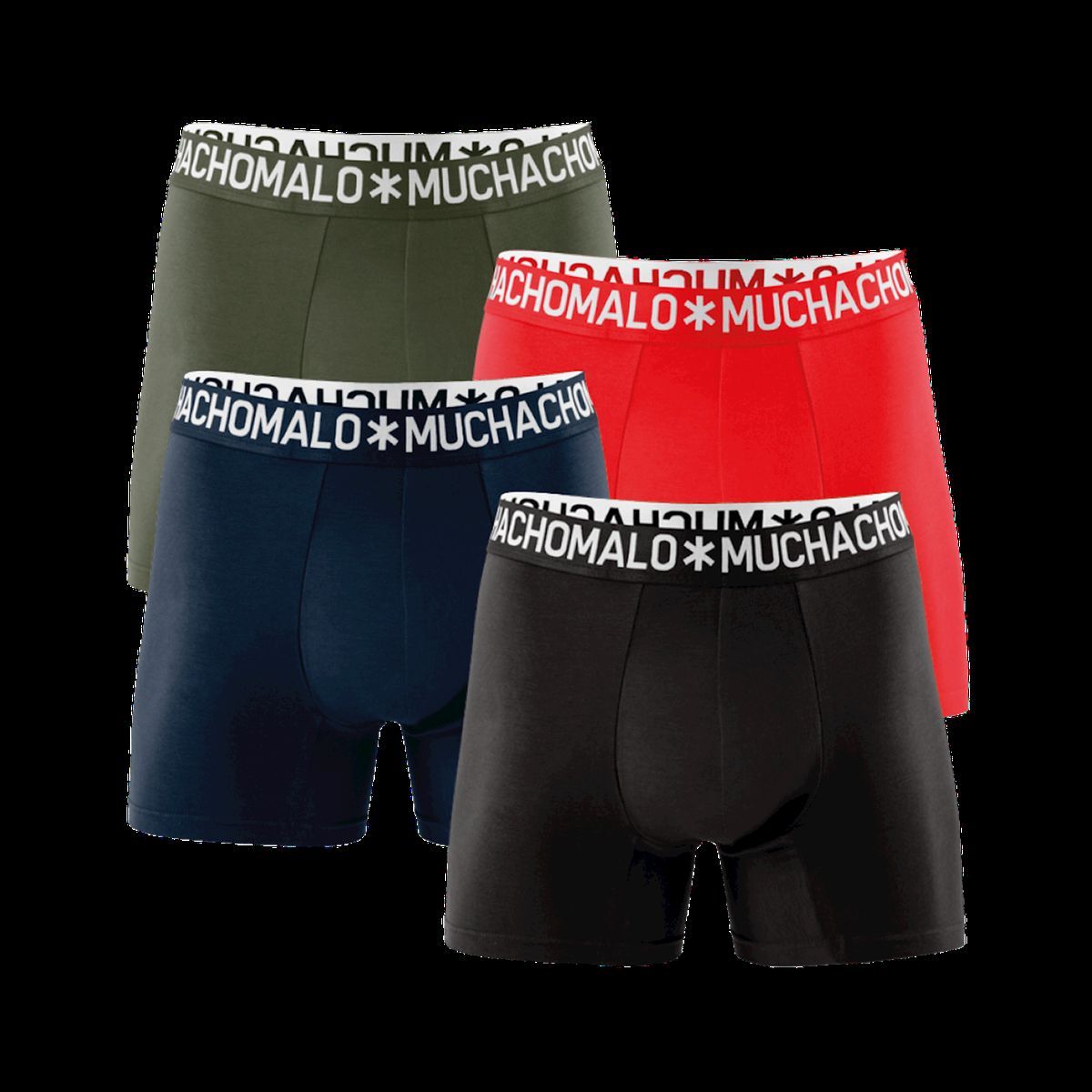 Herren Baumwoll-Boxershorts 4er-Pack