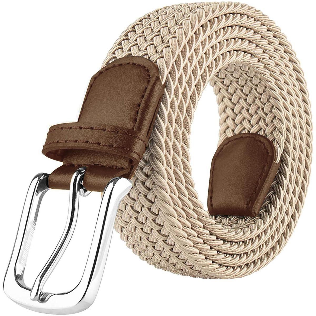 Geflochtener elastischer Stretch-Gürtel Unisex