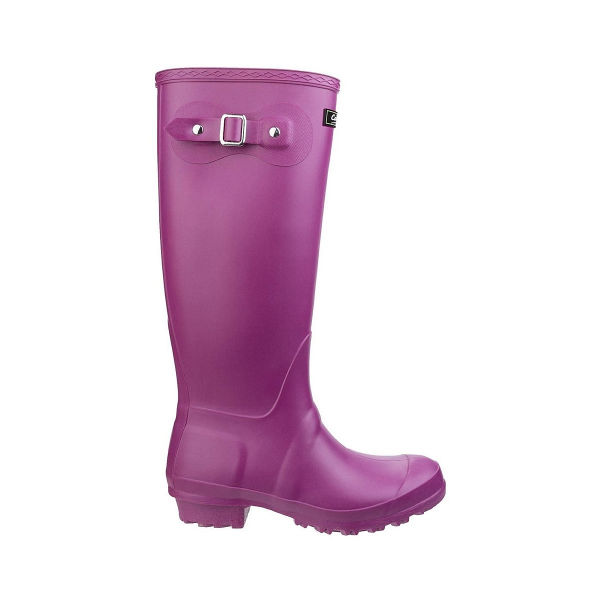 Hohe Gummistiefel mit Schnallendetail