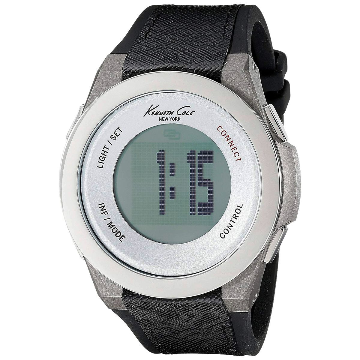Graue Digitalanzeige Unisex Uhr