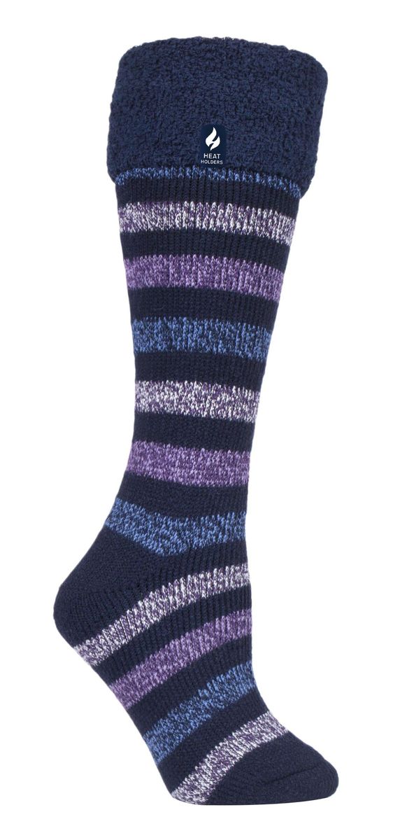 Gestreifte Kniehohe Stiefelsocken