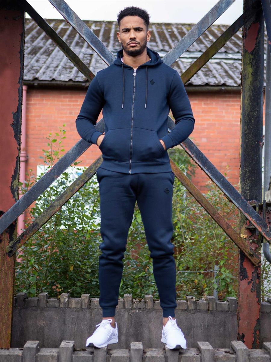 Herren Trainingsanzug Set mit Zip-Hoodie
