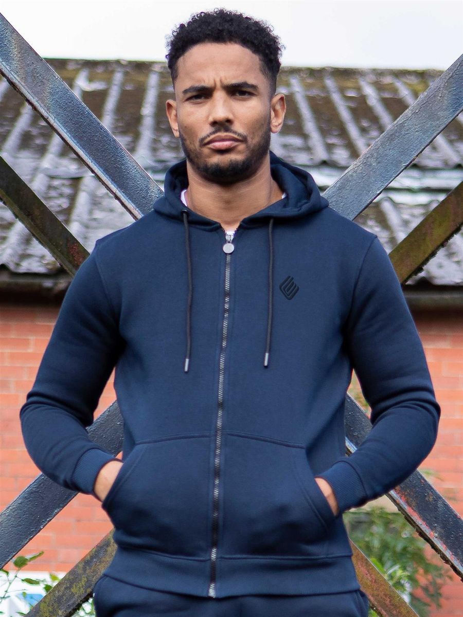 Fleece-Trainingsanzug mit Reißverschluss