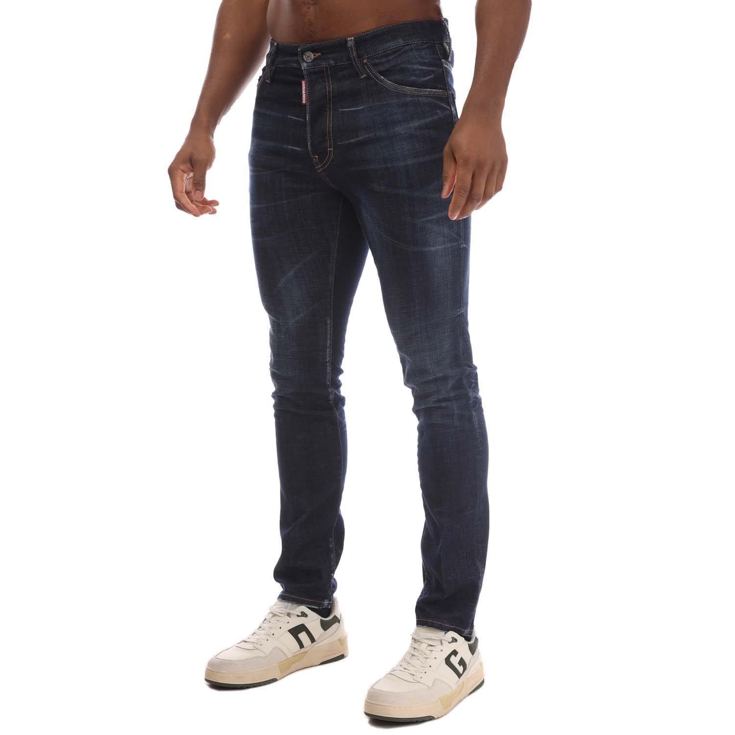 Slim-Fit Jeans in dunkler Waschung