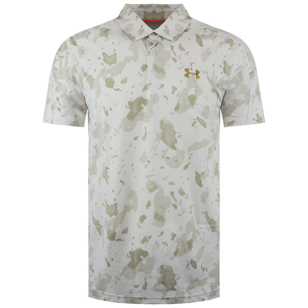 Herren Camouflage Jacquard Poloshirt