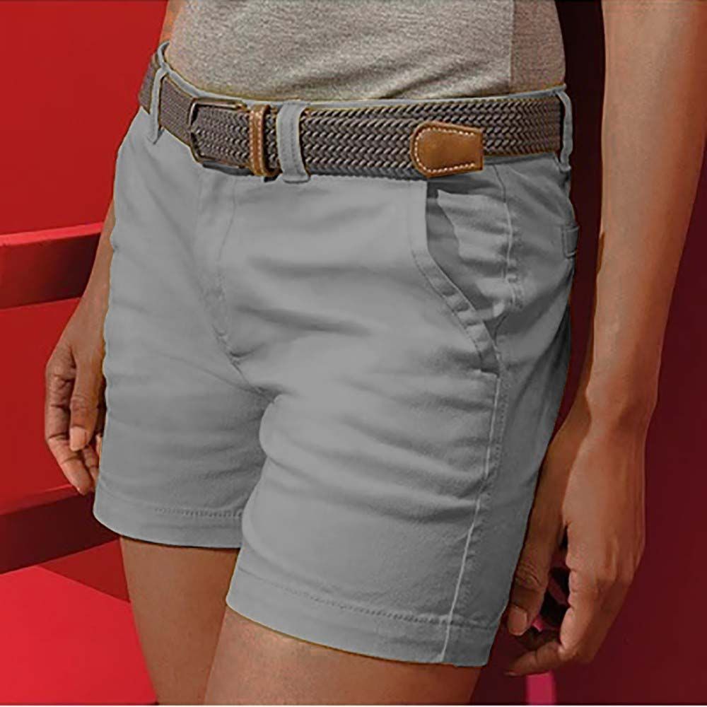 Klassische Baumwoll-Chino-Shorts