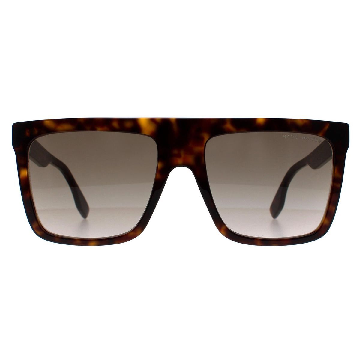 Quadratische Havanna-Braune Sonnenbrille