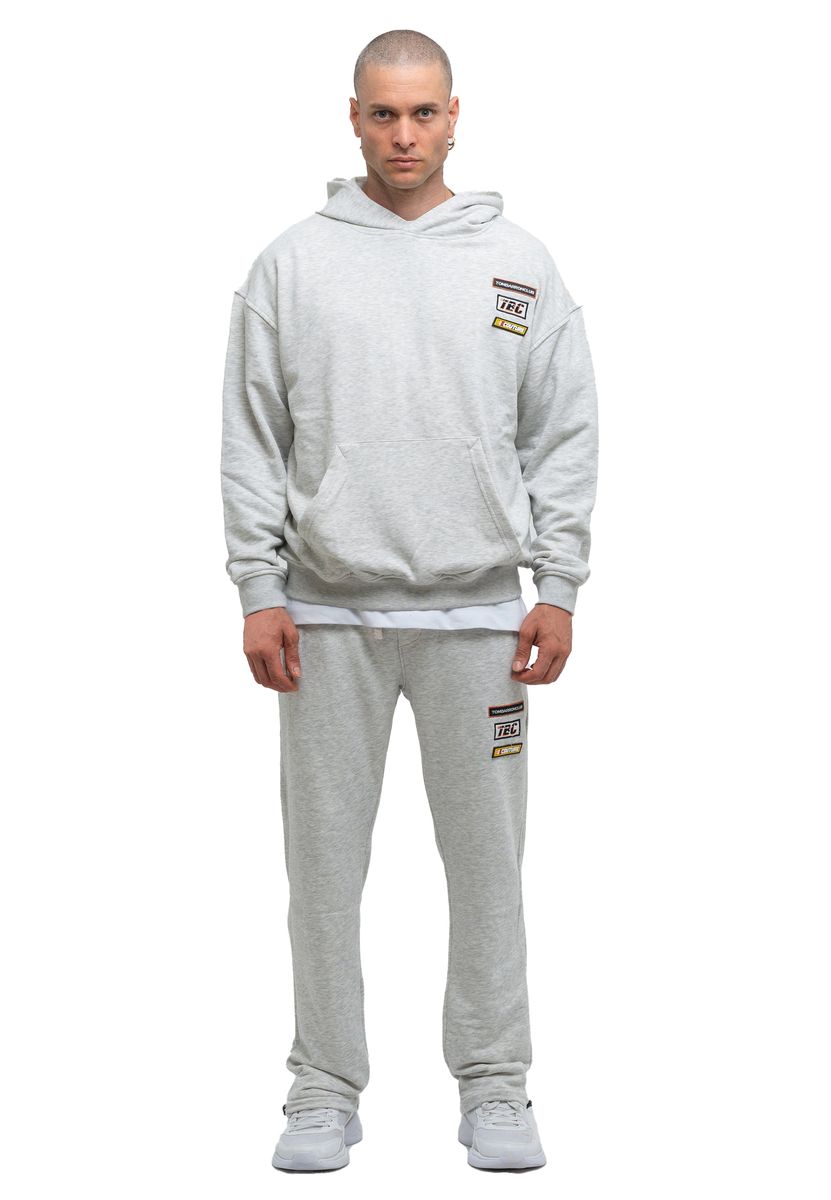 Herren Oversized Trainingsanzug Set mit Stickerei