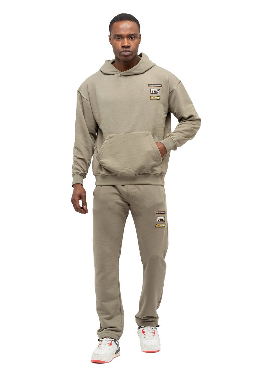Herren Oversized Trainingsanzug Set mit Stickerei