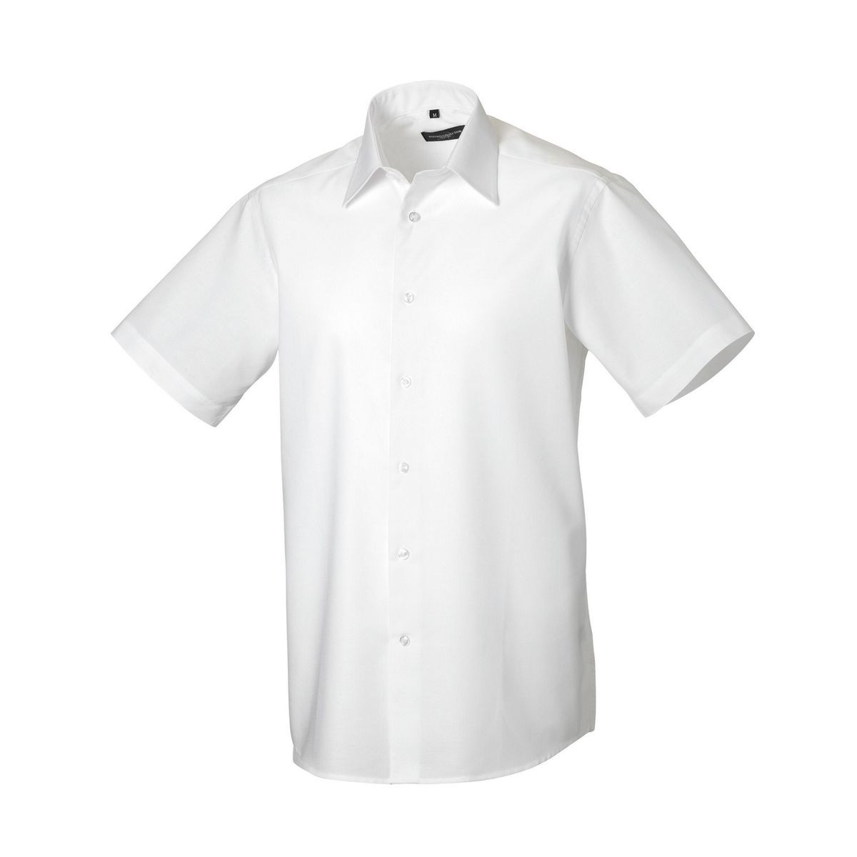 Russell Collection - Formelles Hemd für Herren kurzärmlig (Weiß)