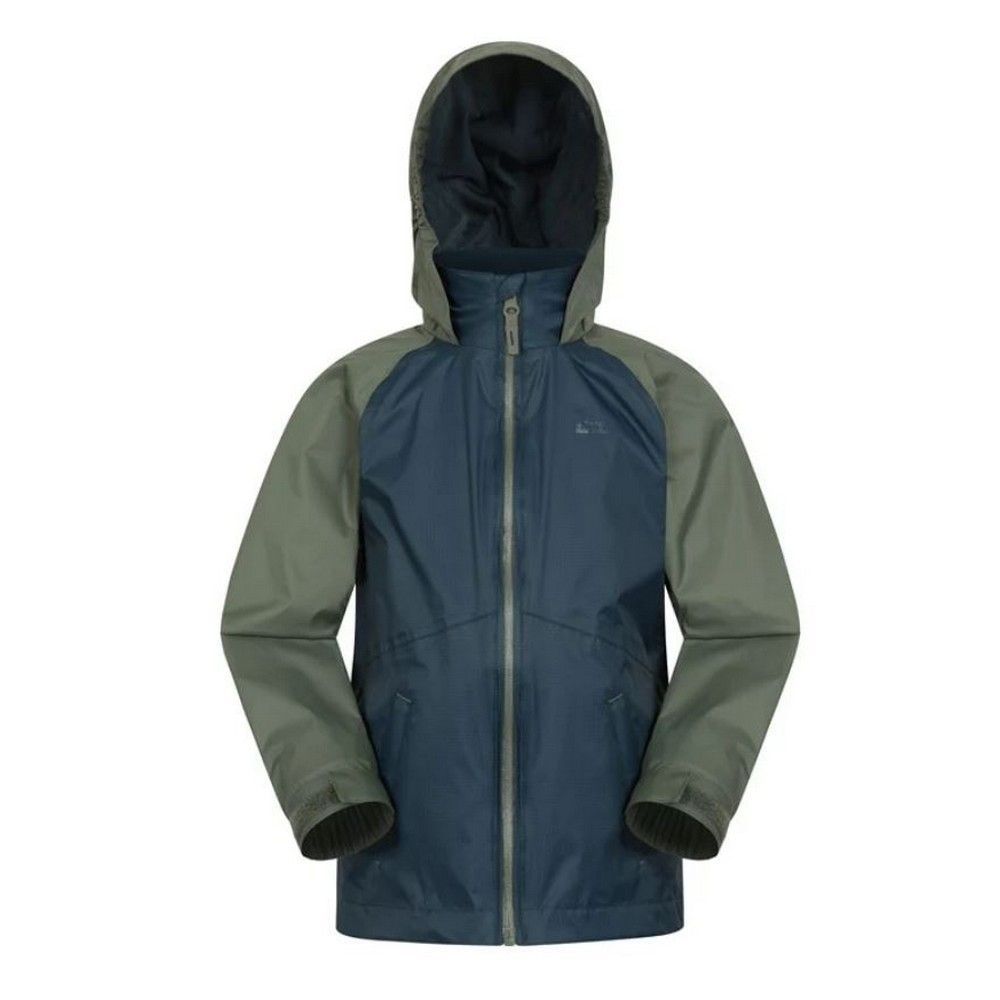 Wasserdichte Outdoorjacke mit Kapuze für Kinder