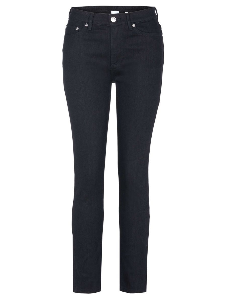 Schmal geschnittene Jeans mit mittelhohem Bund