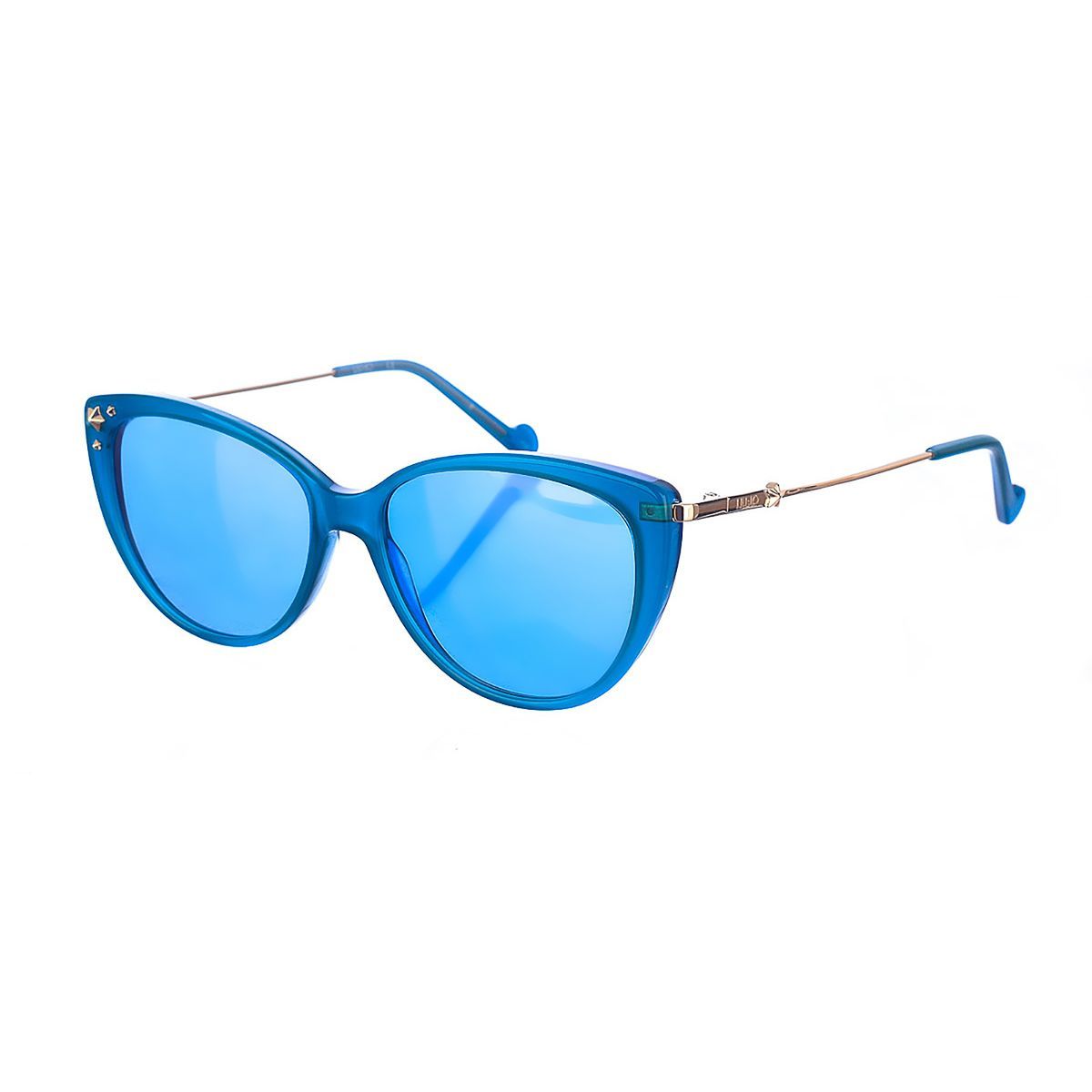 Cat-Eye Sonnenbrille mit Acetatrahmen